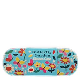 Glasses case & cleaning cloth - Butterfly Garden