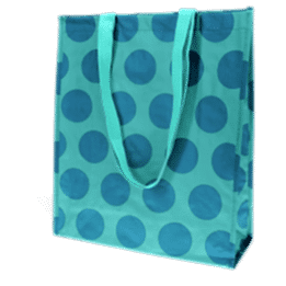 Shopping bag - Spotlight blue on turquoise