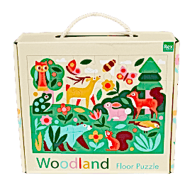 Floor puzzle (24 pieces) - Woodland