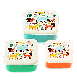 Snack boxes (set of 3) - Woodland