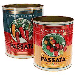 Large storage tins (set of 2) - Passata