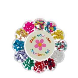 Make your own bead jewellery set - Daisy