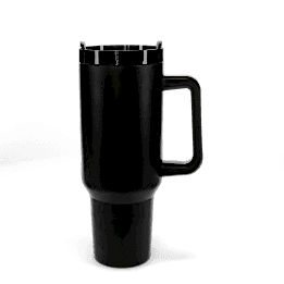 Travel tumbler with handle (1.2Ltr) - Black