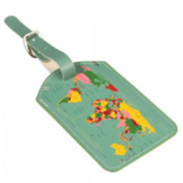 Luggage tag - World Map