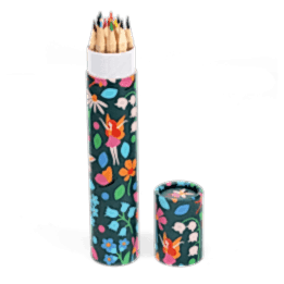 Long tube of colouring pencils - Fairies in the Garden