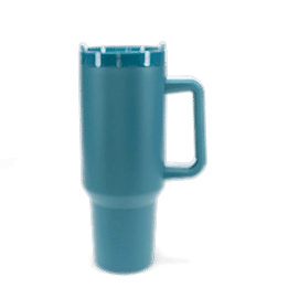 Travel tumbler with handle (1.2Ltr) - Petrol blue