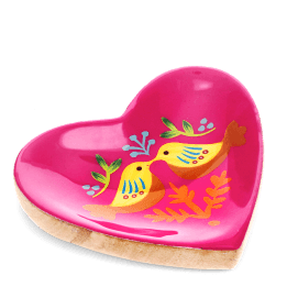 Birds heart trinket dish