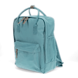 Compact backpack blue