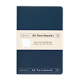 A5 notebooks (set of 2) - Orange & blue