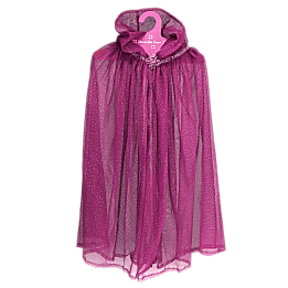 Children's glitter cape - Dark pink