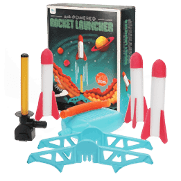 Air-powered rocket set