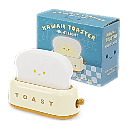 USB rechargeable dimmable night light - Kawaii Toaster