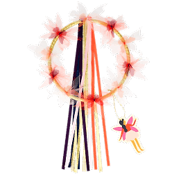 Fairy garland crown - Fairies in the Garden