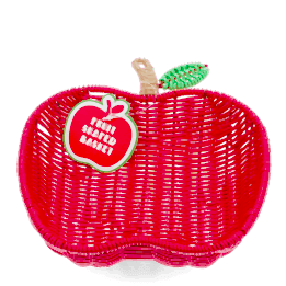 Summer fruit woven basket - Apple
