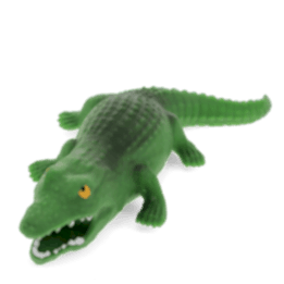 Green squeezy crocodile