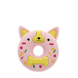 doughnut shape dog eraser out of the box