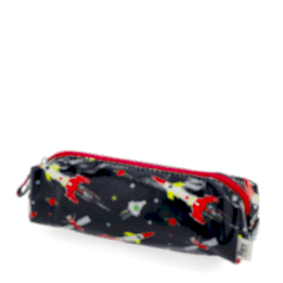 pencil case in space age print