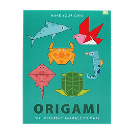 Make Your Own Origami kit featuring six different animals to make in packaging