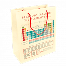 Large Periodic Table Gift Bag