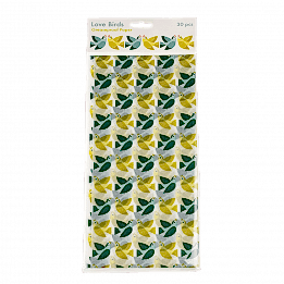 Love Birds Greaseproof Paper (pack Of 30)