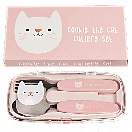 Cookie The Cat Cutlery Set