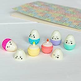 Emoji Egg Pens (pack Of 6)