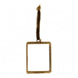 Brass Hanging Frame 4.5x5.5cm