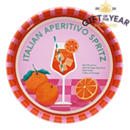 Round metal serving tray - Aperitivo Spritz