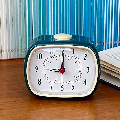 Retro alarm clock - Petrol blue
