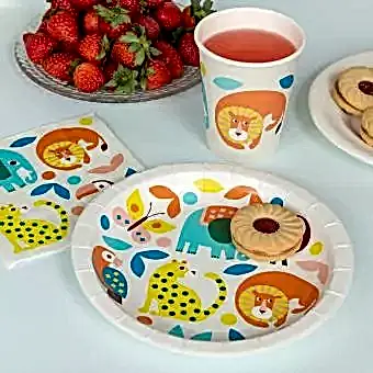 Wild Wonders Paper Plates (pack Of 8)