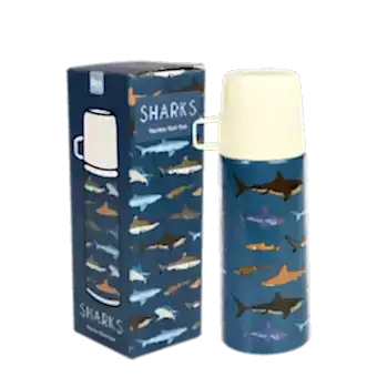 Sharks Flask And Cup out of box