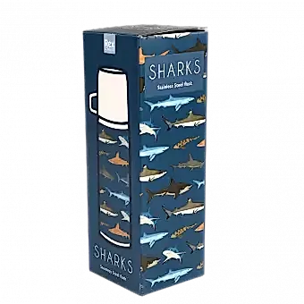 Sharks Flask And Cup box