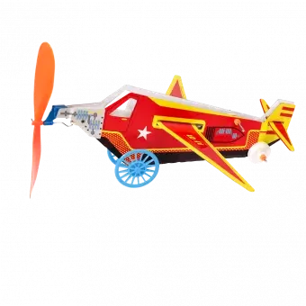 Propeller plane kit fully assembled