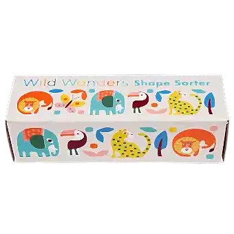 Wild Wonders shape sorter box