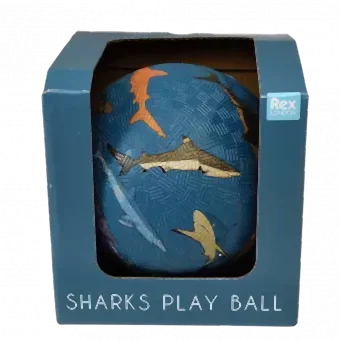 Sharks play ball in box