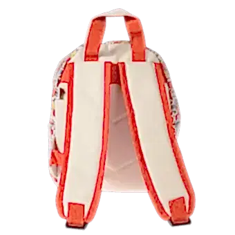 Tilde mini children's backpack back view with carrying handle and padded straps