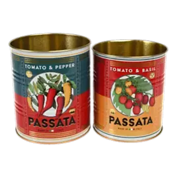 Passata Storage Tins (set Of 2)