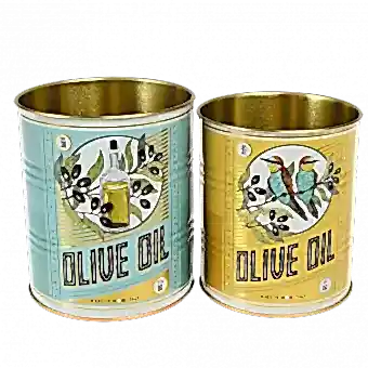Olive Oil Storage Tins (set Of 2)