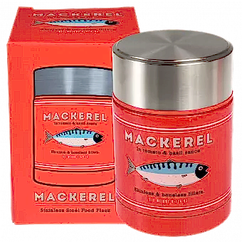 Fish stainless steel flask with box