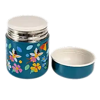 Fairies in the Garden stainless steel food flask with outer lid / cup removed
