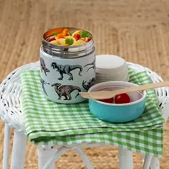 Prehistoric land food flask