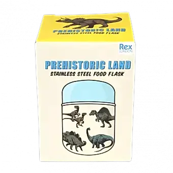 Prehistoric Land stainless steel food flask box
