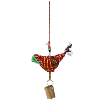 Cloth Bird Hanging Decoration (assorted Colours)
