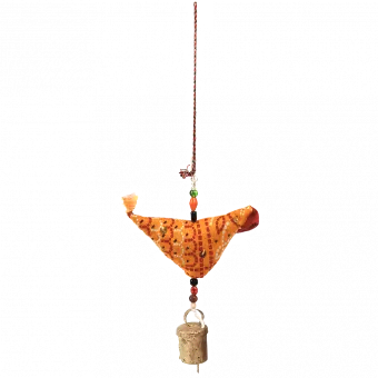 Cloth Bird Hanging Decoration (assorted Colours)