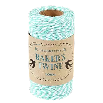 Teal And White Baker's Twine