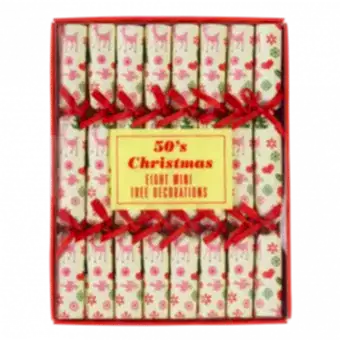 50s Christmas tree decorations