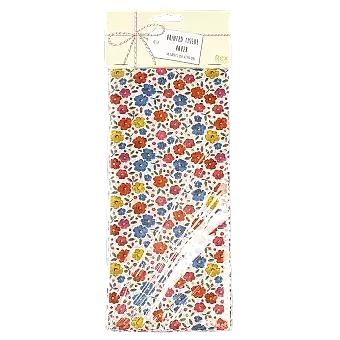 Tilde tissue paper sheets in packaging