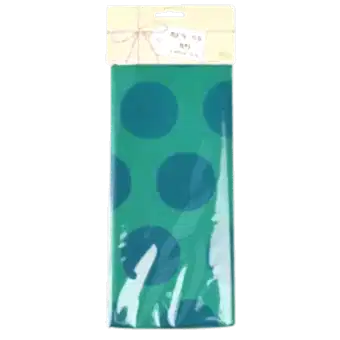 Blue on turquoise Spotlight tissue paper sheets in packaging