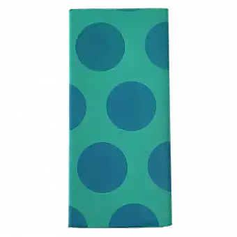 Blue on turquoise Spotlight tissue paper sheets