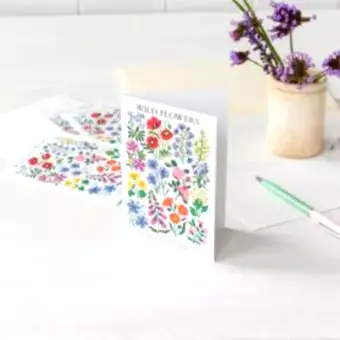 Wild Flowers Greeting Cards (pack Of 10)